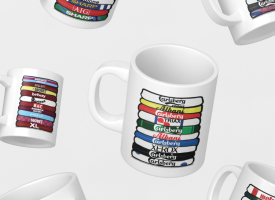 'Shirt Stack' Kaffekopper