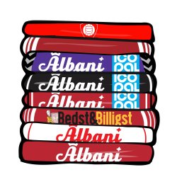 Dalum 'Shirt Stack' Plakat