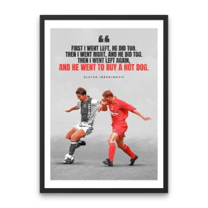 Zlatan 'hot dog' Plakat