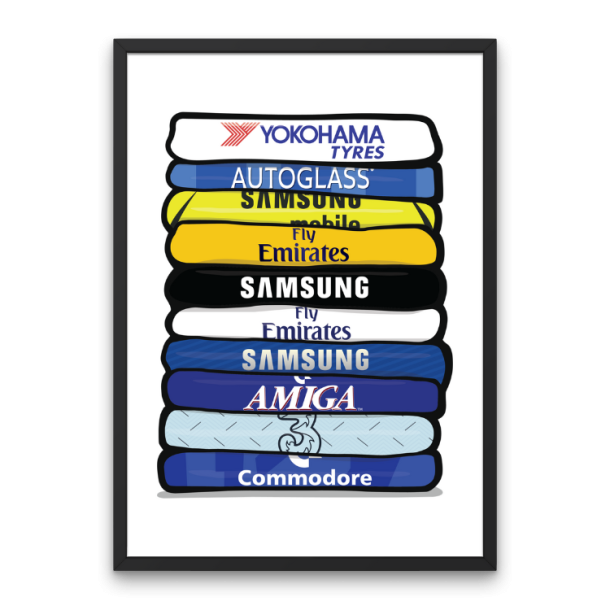 Chelsea 'Shirt Stack' Plakat