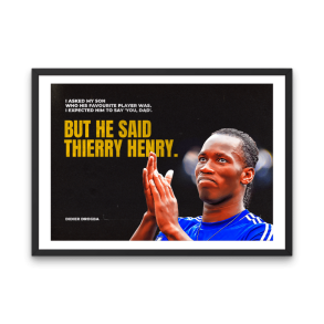Didier Drogba  'Thierry Henry' Plakat