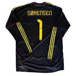 Danmark 2010 M�lmandstr�je. S�rensen #1 (Helt ny) Large (Fitter X-Large)