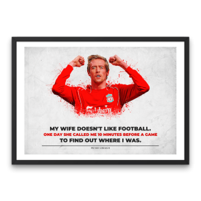 Peter Crouch 'Wife' Plakat