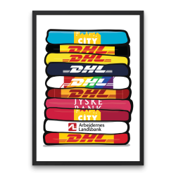 FC Nordsj�lland 'Shirt Stack' Plakat