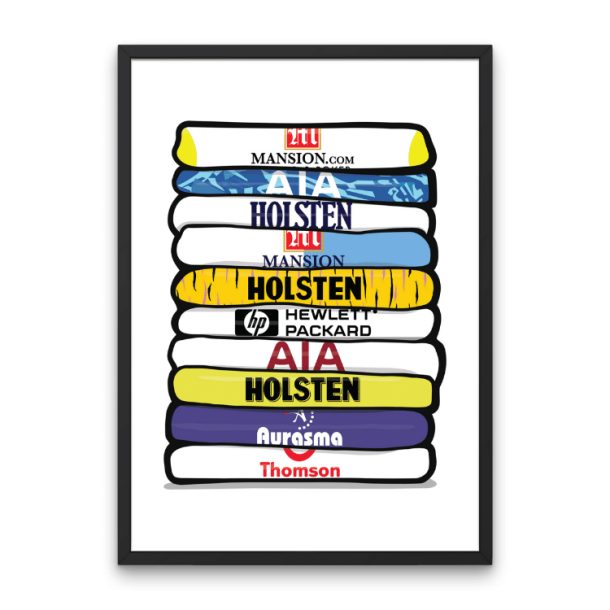 Tottenham 'Shirt Stack' Plakat