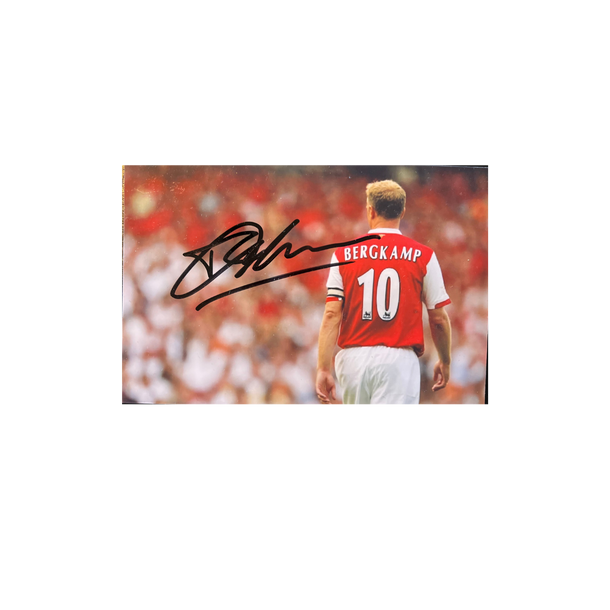 Arsenal FC / Dennis Bergkamp Autograf