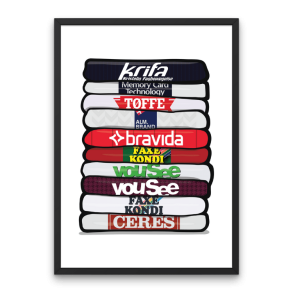 AGF 'Shirt Stack' Plakat