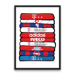 Bayern M�nchen 'Shirt Stack' Plakat 