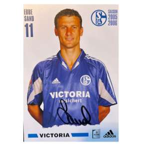Schalke 04 / Ebbe Sand Autograf