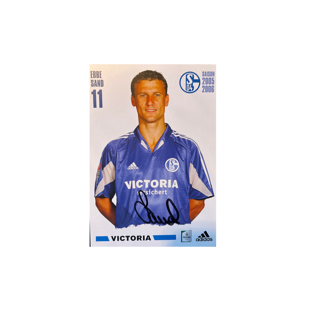 Schalke 04 / Ebbe Sand Autograf