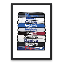 FC K�benhavn 'Shirt Stack' plakat