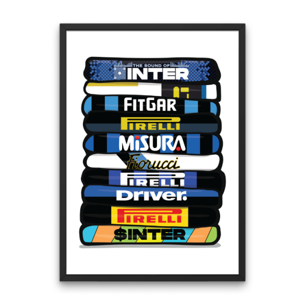 Inter 'Shirt Stack' Plakat