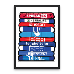 Lyngby 'Shirt Stack' Plakat
