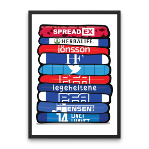 Lyngby 'Shirt Stack' Plakat