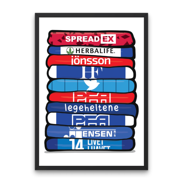 Lyngby 'Shirt Stack' Plakat