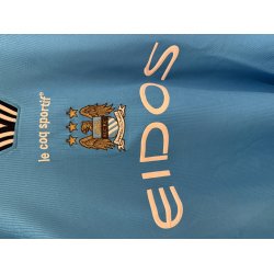 Manchester City 1999/00 Hjemmebane. Alf Inge Haaland #15 (God) X-Large (stort fit)