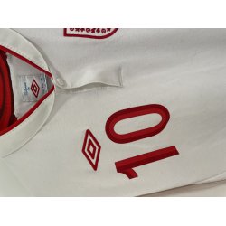 England 2012/13 Hjemmebanetr�je. Wayne Rooney #10 (God) Large 