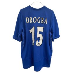 Chelsea 2005/06 Hjemmebanetr�je. Didier Drogba (God) X-Large