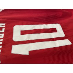Danmark 2021/22 Hjemmebanetr�je. Christian Eriksen #10 (God) X-Large (fitter lille)