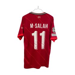 Liverpool 2021/22 Hjemmebanetr�je. Mohammed Salah #11(God) Medium