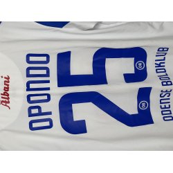 Odense Boldklub 2020/2022 Hjemmebane. Moses Opondo #25 (God) Medium