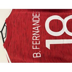 Manchester United 2020/21 Hjemmebanetr�je. Bruno Fernandes #18 (God) Medium