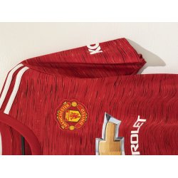 Manchester United 2020/21 Hjemmebanetr�je. Bruno Fernandes #18 (God) Medium