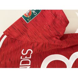 Manchester United 2020/21 Hjemmebanetr�je. Bruno Fernandes #10 (God) Medium