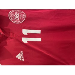 Danmark 2012 Hjemmebanetr�je. Nicklas Bendtner #11 (God) Large 
