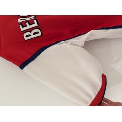 Arsenal 1998/99 Hjemmebanetr�je. Dennis Bergkamp #10 (God) Large - Oversized fit