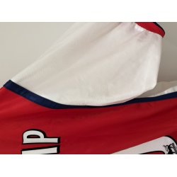 Arsenal 1998/99 Hjemmebanetr�je. Dennis Bergkamp #10 (God) Large - Oversized fit