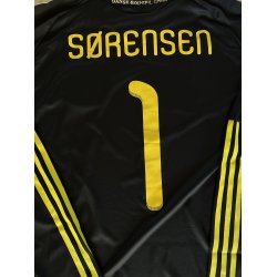 Danmark 2010 M�lmandstr�je. S�rensen #1 (Helt ny) Large (Fitter X-Large)