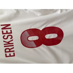 Danmark 2012/14 Udebanetr�je. Christian Eriksen #10 (God) Large 