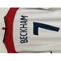 England 2004/06 Hjemmebanetr�je. David Beckham #7 (God) Large