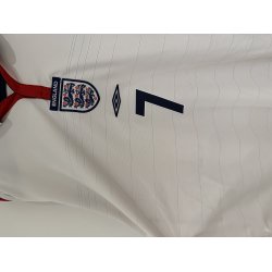 England 2004/06 Hjemmebanetr�je. David Beckham #7 (God) Large