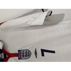 England 2004/06 Hjemmebanetr�je. David Beckham #7 (God) Large