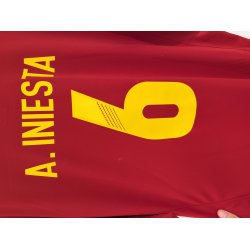 Spanien 2012 Hjemmebane. Andr�s Iniesta #6 (God/Fin) Large