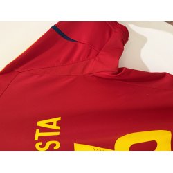 Spanien 2012 Hjemmebane. Andr�s Iniesta #6 (God/Fin) Large