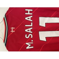Liverpool 2021/22 Hjemmebanetr�je. Mohammed Salah #11(God) Small