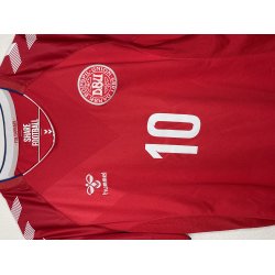 Danmark 2018 Hjemmebanetr�je. Christian Eriksen #10 (Fin/Okay) Medium