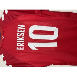 Danmark 2018 Hjemmebanetr�je. Christian Eriksen #10 (Fin/Okay) Medium