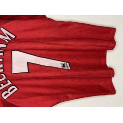 Manchester United 1996/98 Hjemmebanetr�je. David Beckham #7 (Fin) Medium