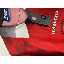 Manchester United 1996/98 Hjemmebanetr�je. David Beckham #7 (Fin) Medium