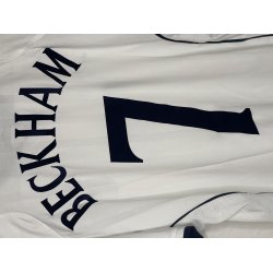 England 2002/04 Hjemmebanetr�je. David Beckham #7 (God) Large