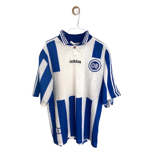 Odense Boldklub OB 1998/99 Hjemmebanetrje. (God) L (fitter XL)