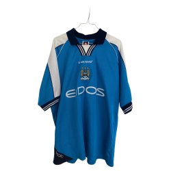 Manchester City 1999/01 Hjemmebane. Retro (Rigtig god) X-Large