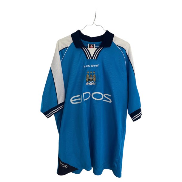 Manchester City 1999/01 Hjemmebane. Retro (Rigtig god) X-Large