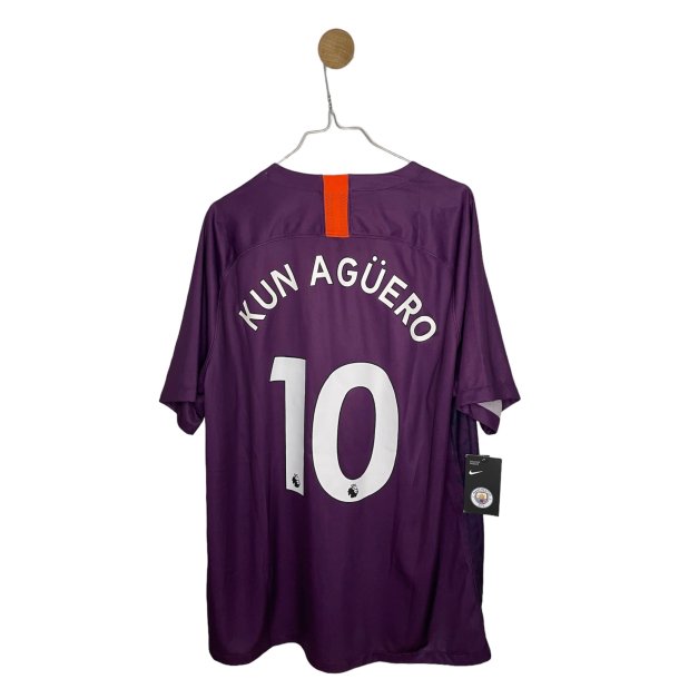 Manchester City 2018/19 Tredjetrje. Kun Aguro #10 (Rigtig god) X-Large