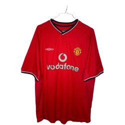 Manchester United 2000/02 Hjemmebanetr�je. David Beckham #7 (God) Large