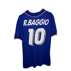 Italien 1990/92 Hjemmebanetr�je. Baggio #10 (God) XL (Fitter lang Small)